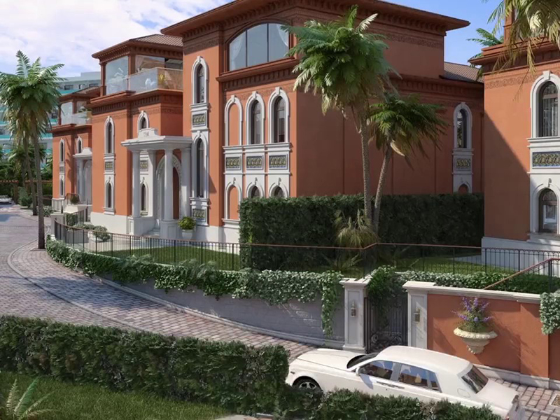في فيلات دبي الساحلية الجديدة ... أحواض استحمام بمليون دولار